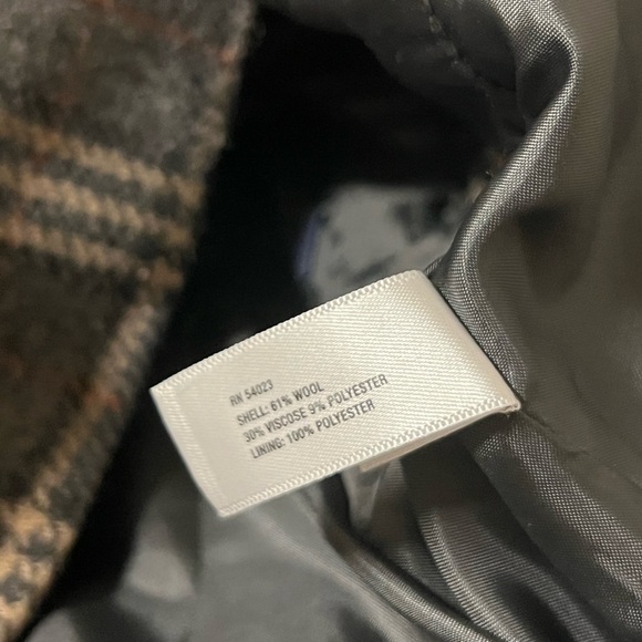 Gap Plaid Wool Y2K Mini Skirt Gray School Girl Academia Preppy Lined Size 6 - Picture 7 of 7